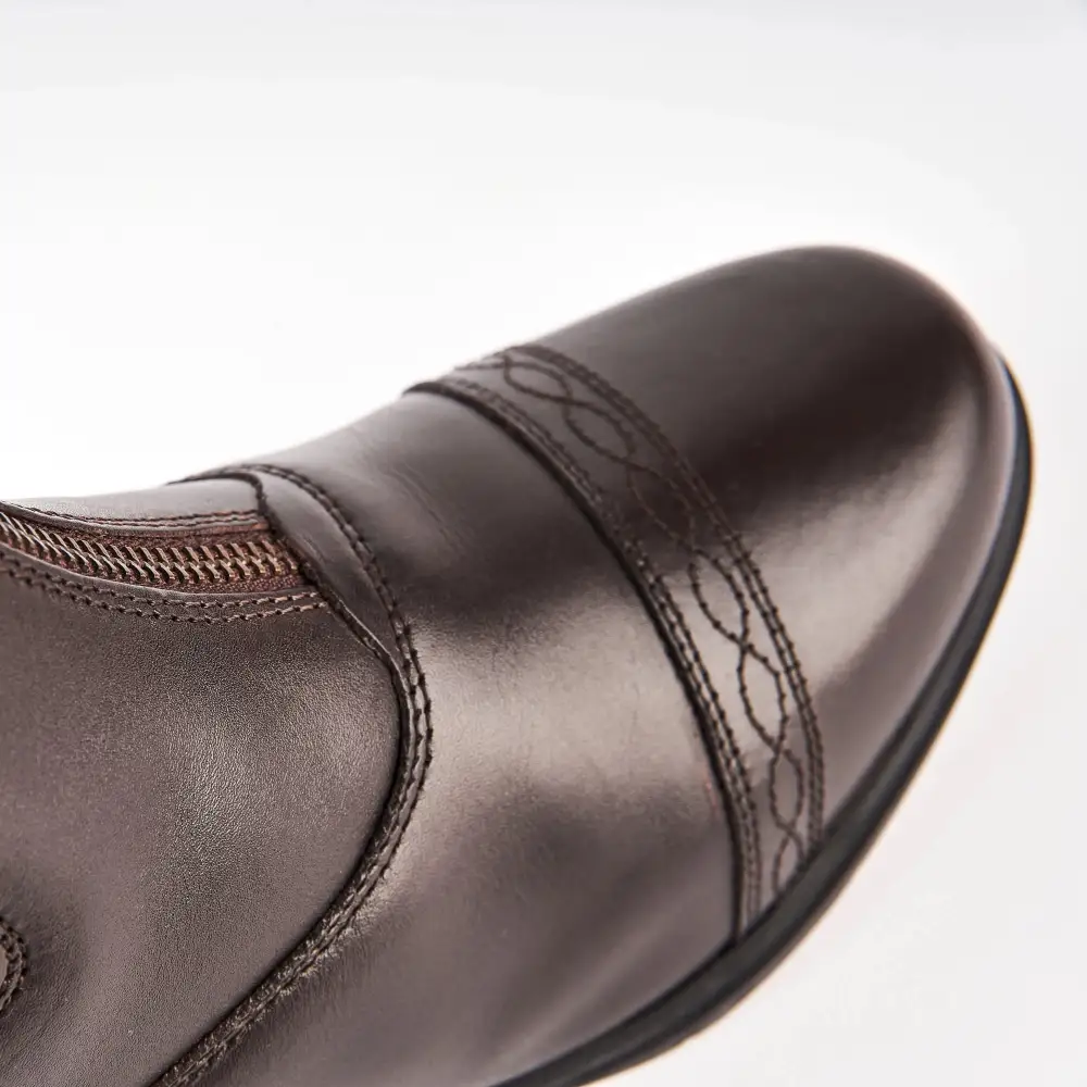 Versatile Leather Comfort Riding Boots