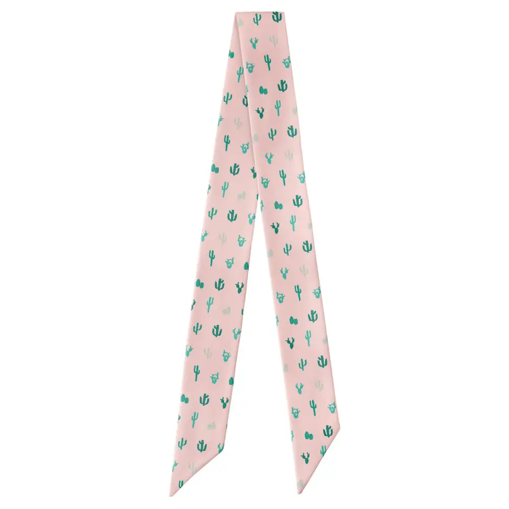 Cactus Herbage Pattern Hair Scarf