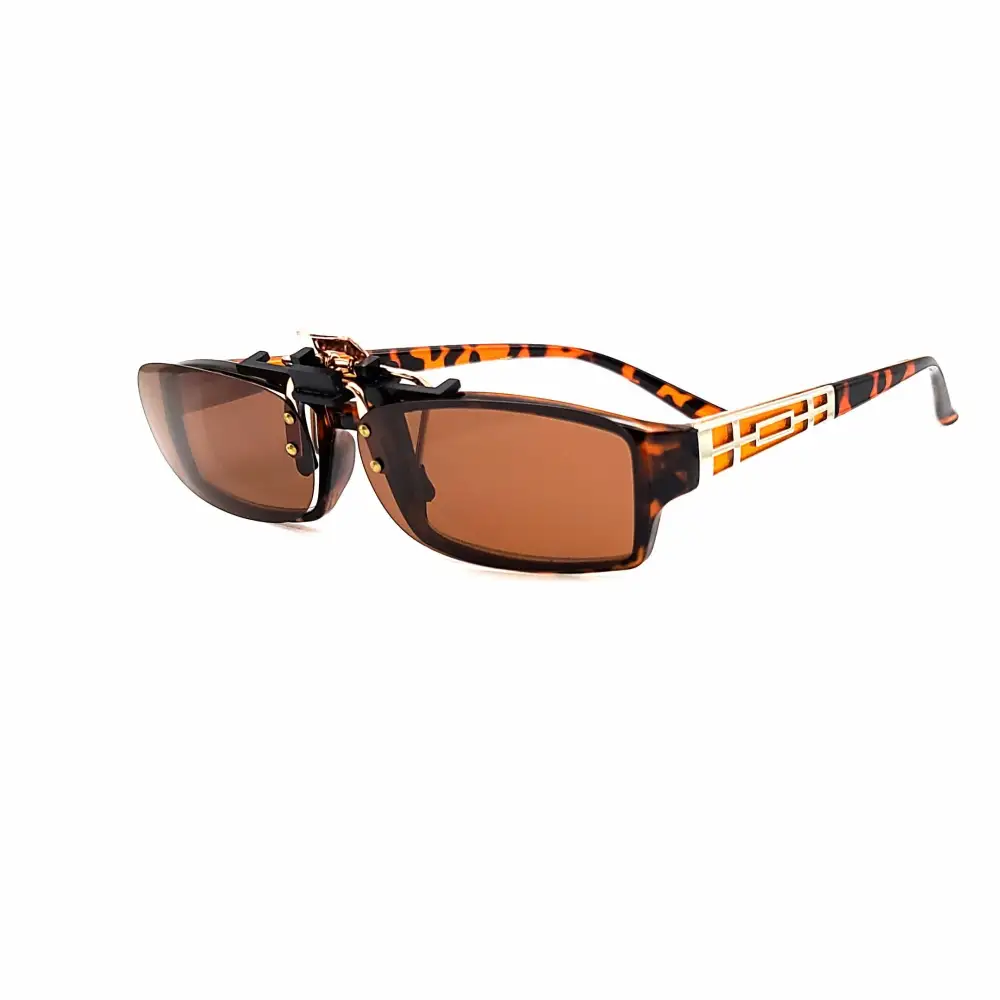 56mm Polarized Flip-Up Clip-On Sunglasses