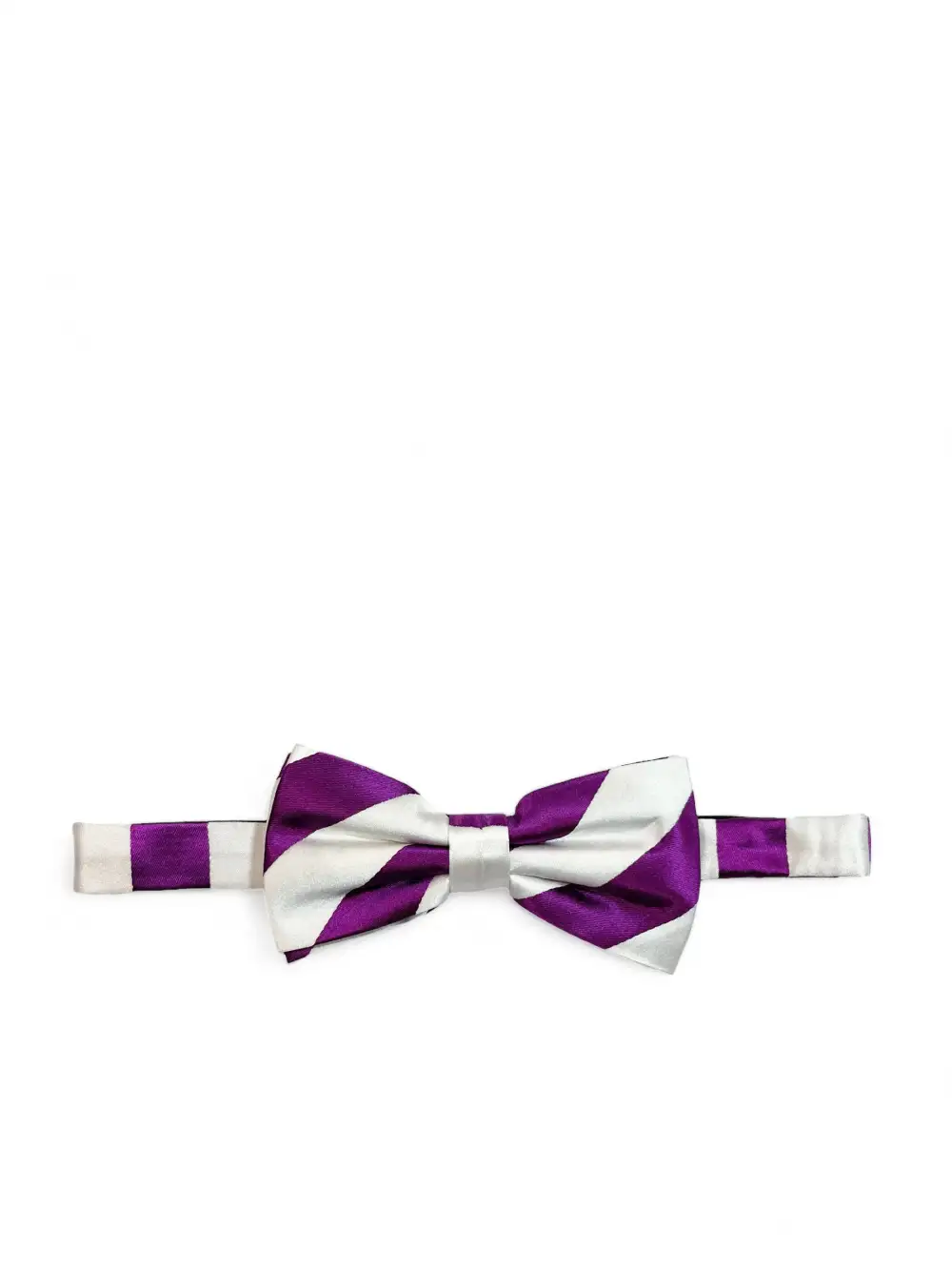 Tasteful Striped Silk Bow Tie Set