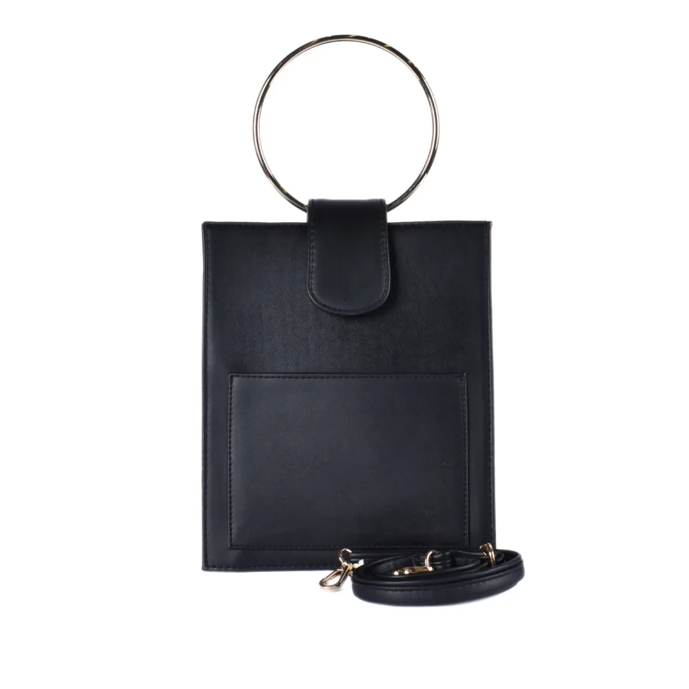 Refined Leather Crossbody Bag
