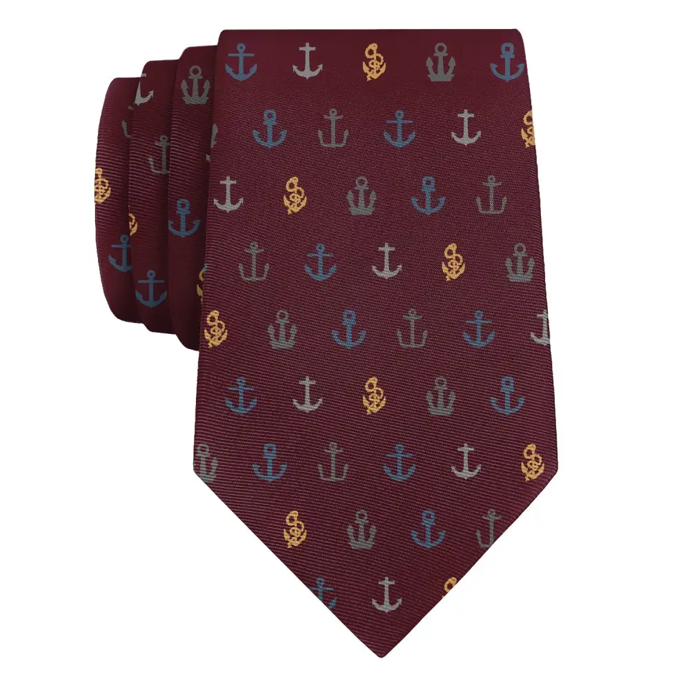 Anchor Pattern Necktie