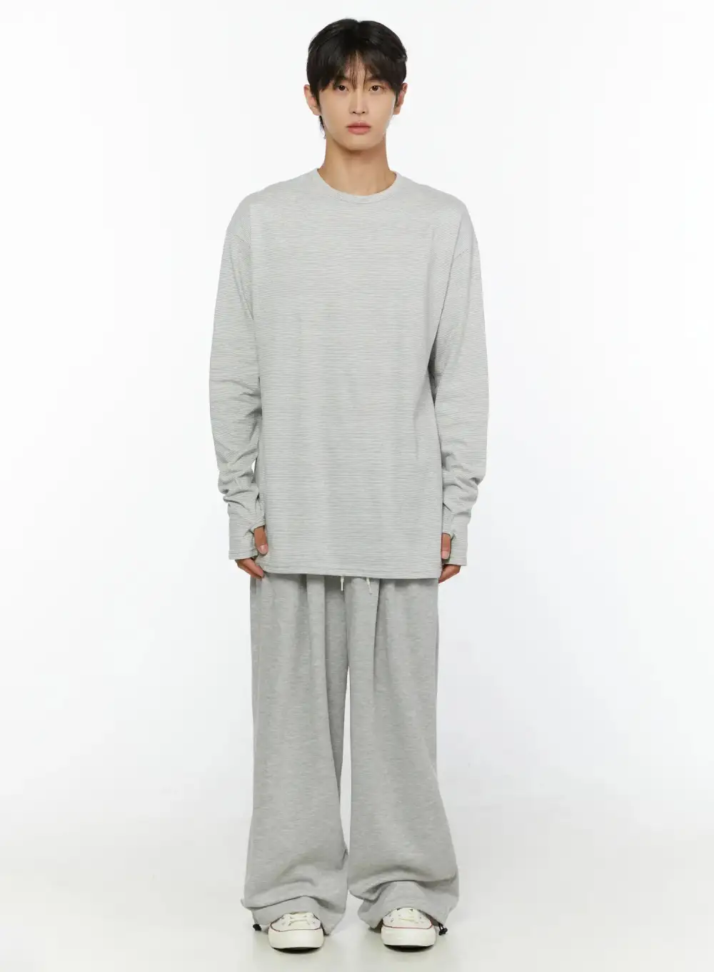 Men's Striped Long Sleeve Tee