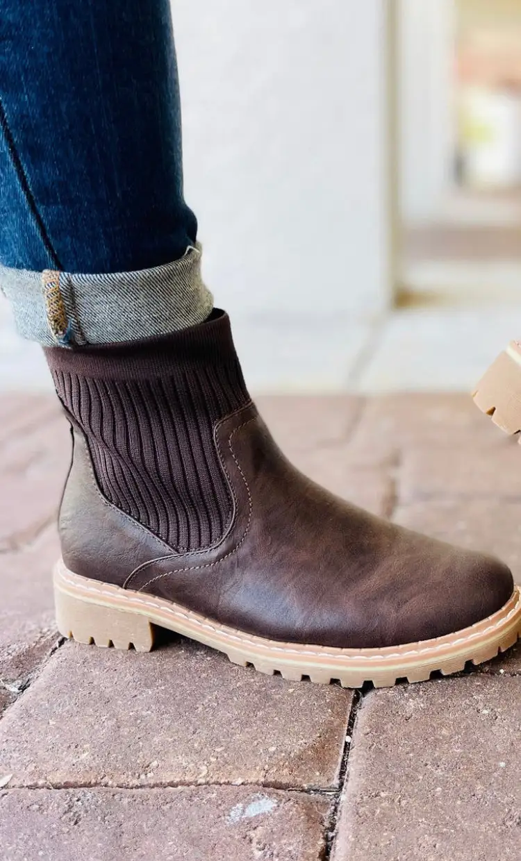 Layered Comfortable Boots
