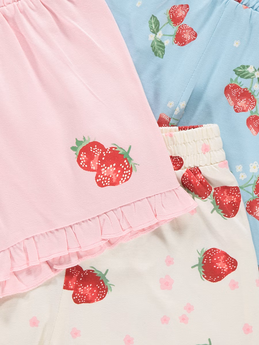 Strawberry Jersey Shorts 3 Pack detail 1