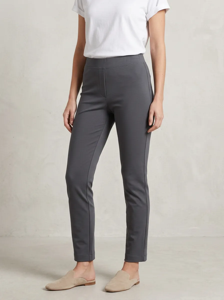 Versatile High-Stretch Casual Mid-Rise Stretch Pants
