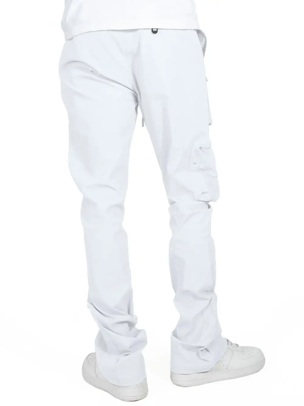 Relaxed Nylon Stacked Pants