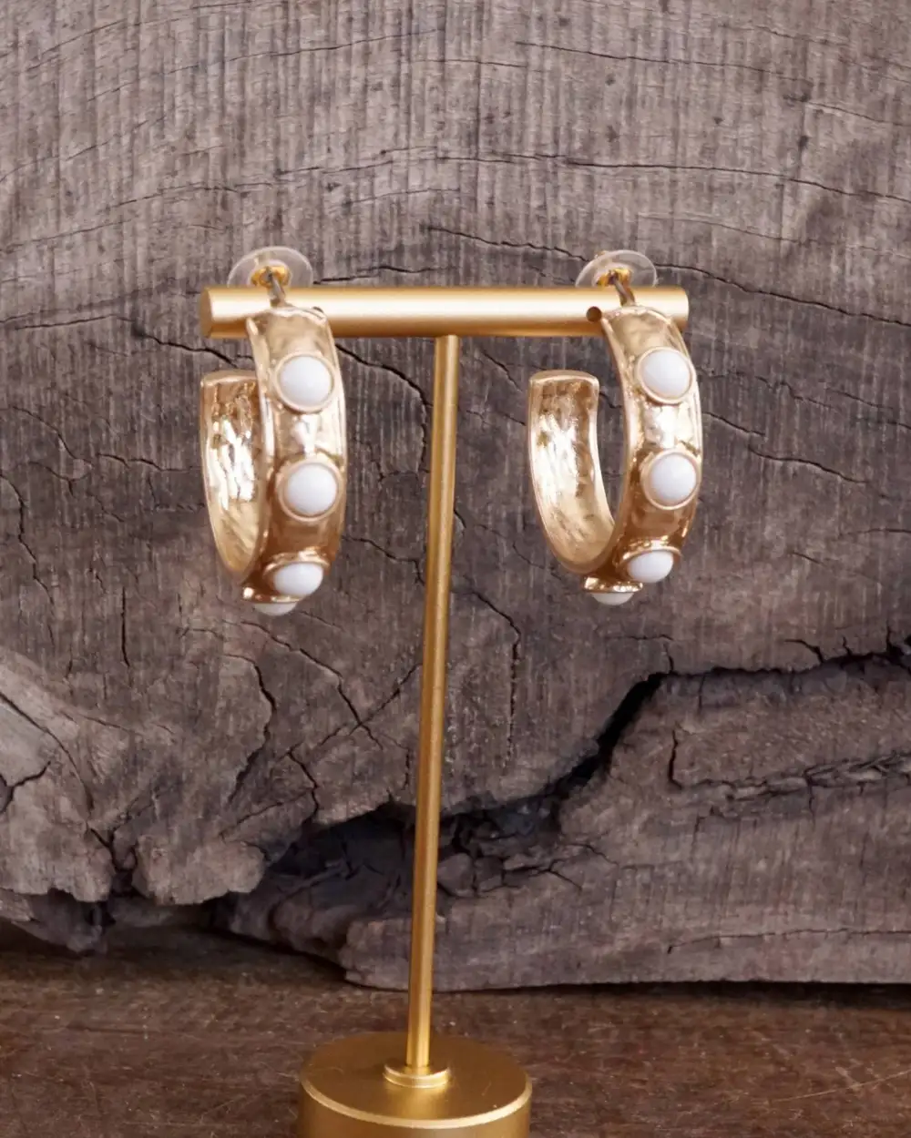 Refined Bold Hoop Earrings