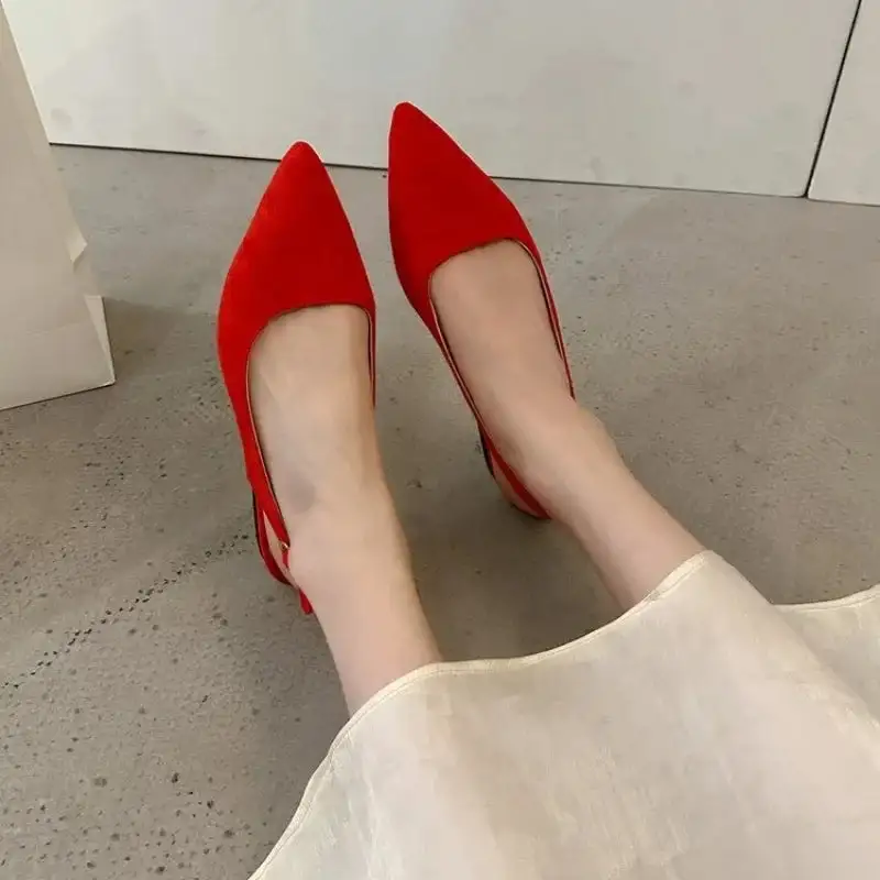 Slingback Pointed-Toe Flats