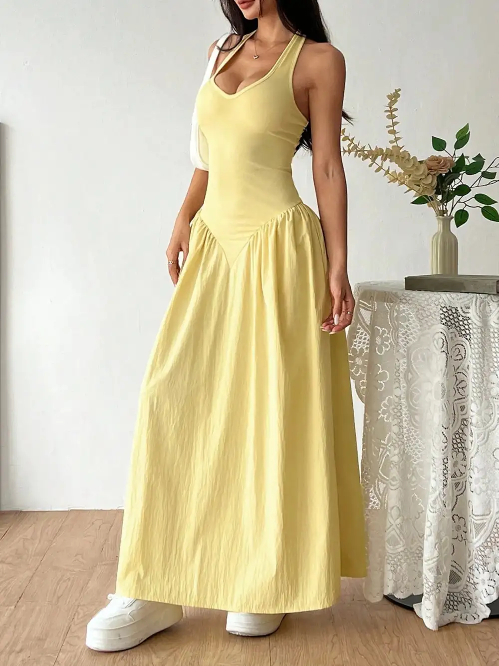 Easy Fit Halter Maxi Dress