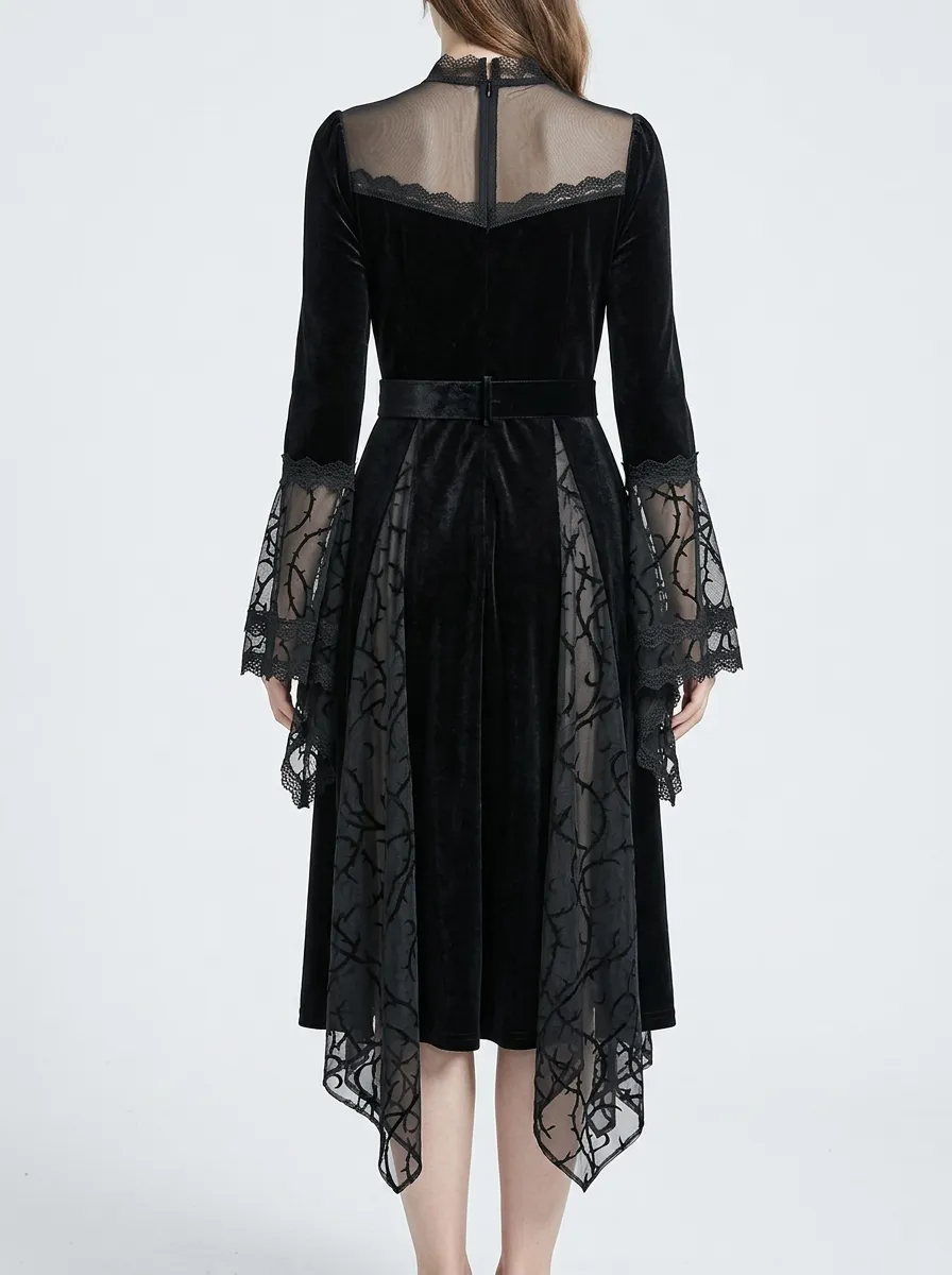 Victorian-Inspired Thorn Victorian Lace Style Women's Gothic Dress
