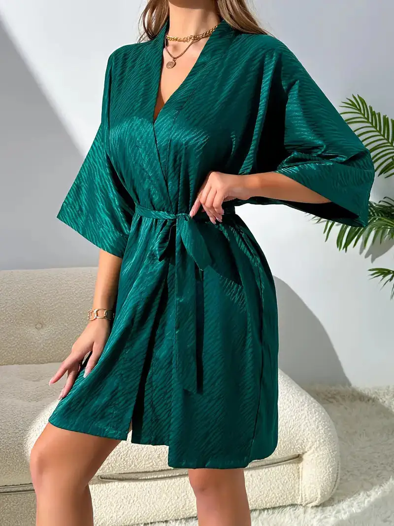 Smooth Satin Lounge Robe
