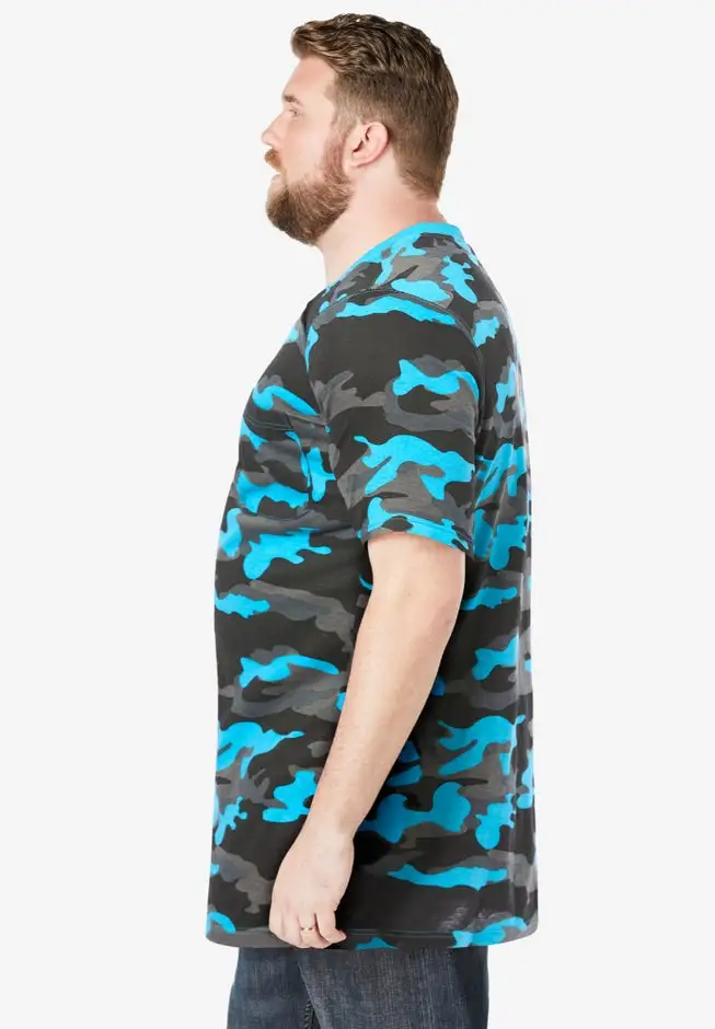 Heavyweight Longer-Length Pocket Crewneck T-Shirt