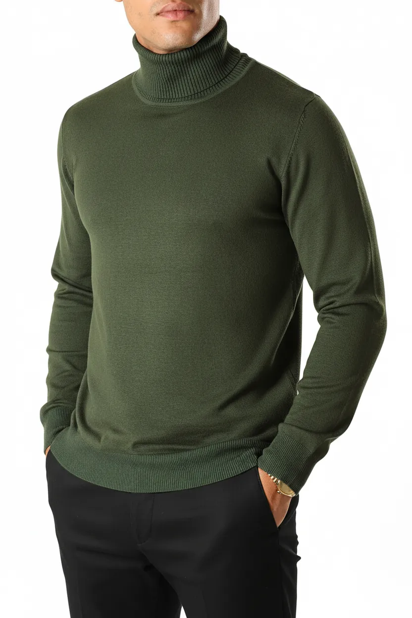 Modern Refined Everyday Turtleneck Sweater