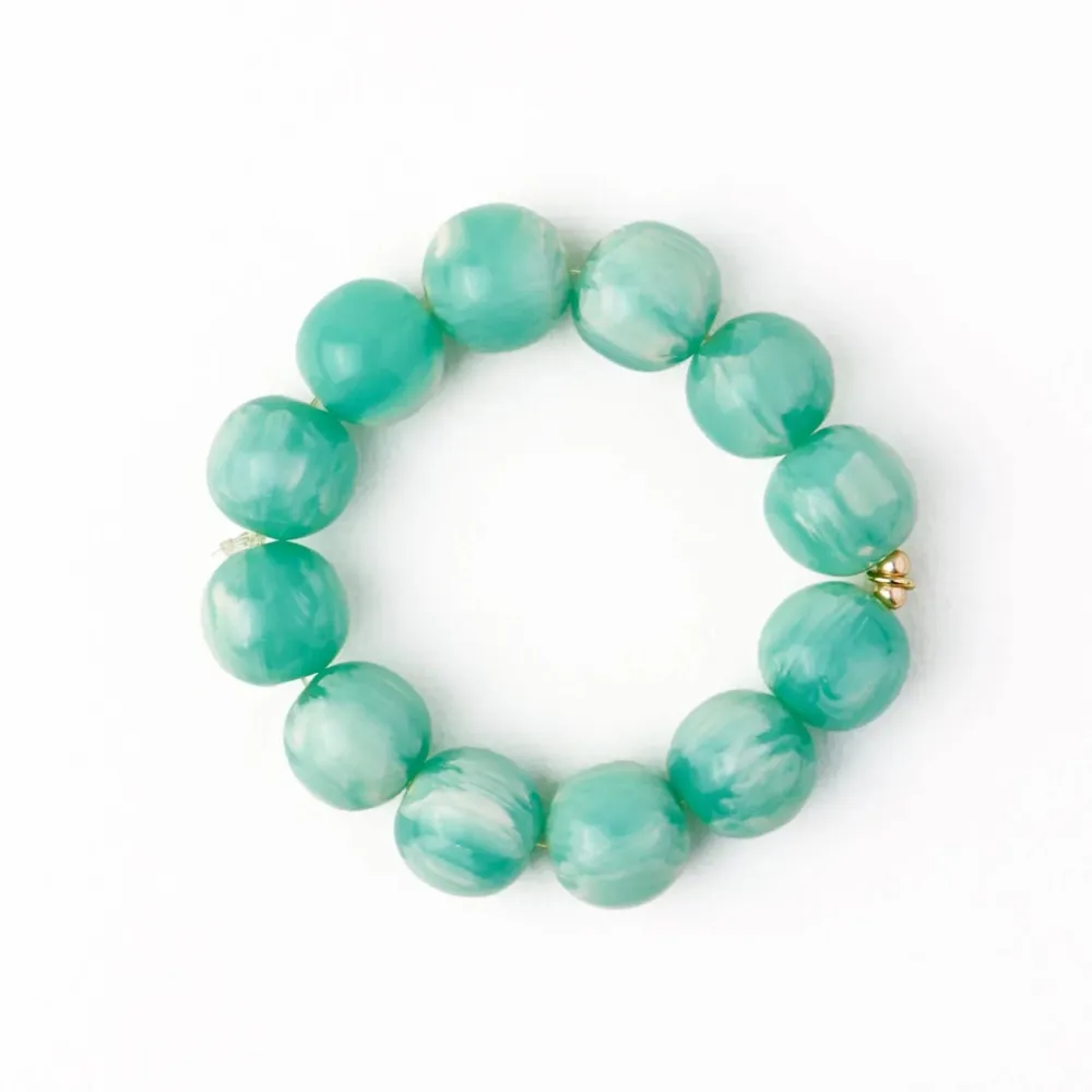 Beaded Resin Fashion Bracelet