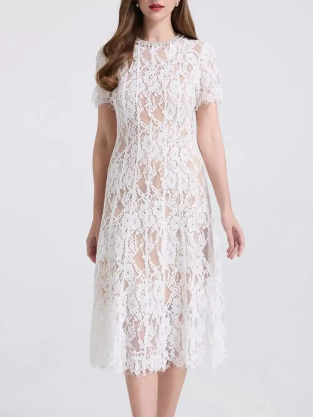 Lace Midi Dress