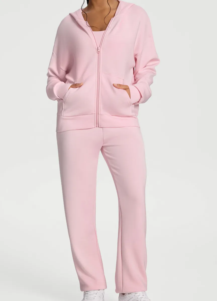 Relaxed Full-Zip Studio Hoodie