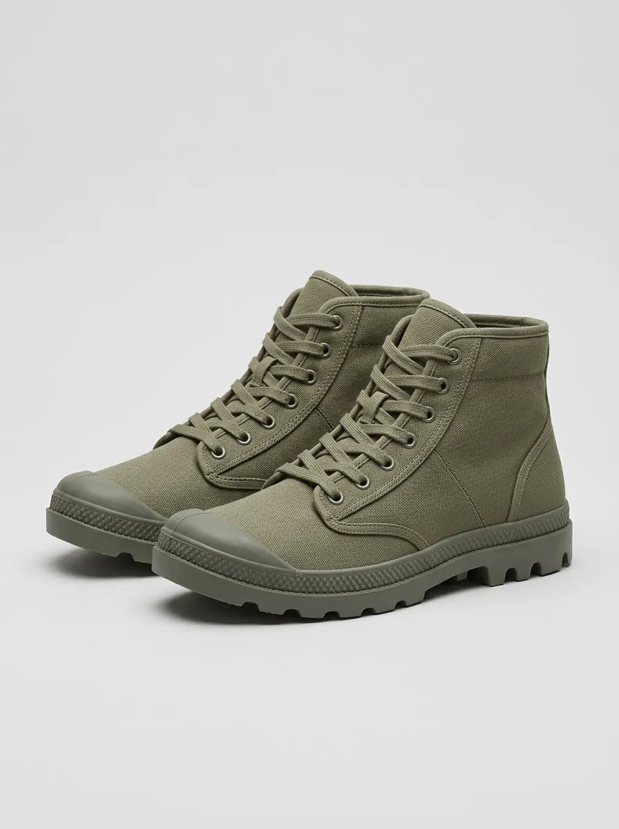 Walking Canvas Hiking Boots