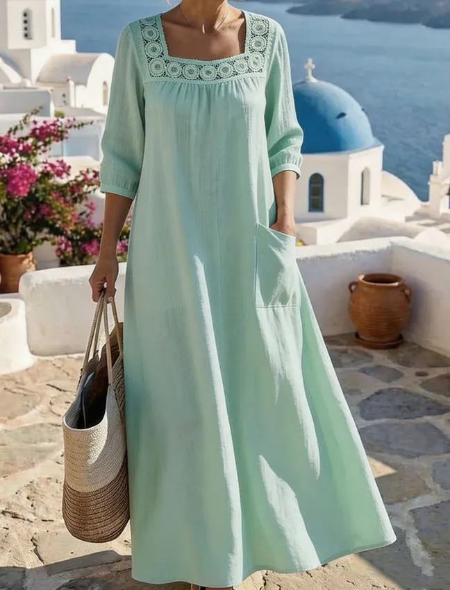 Women's Pocketed Beach Dress