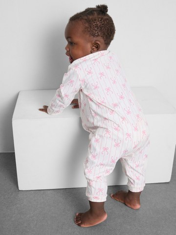 0-24mths | Bow Print Zip-Up Sleepsuit detail 1