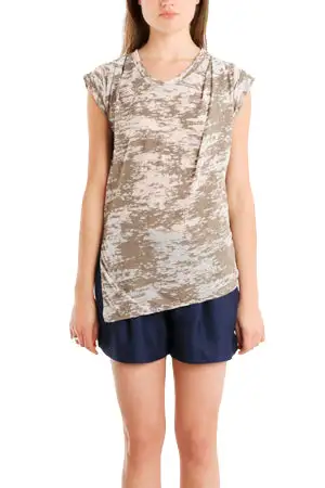 Cotton Asymmetric T-Shirt
