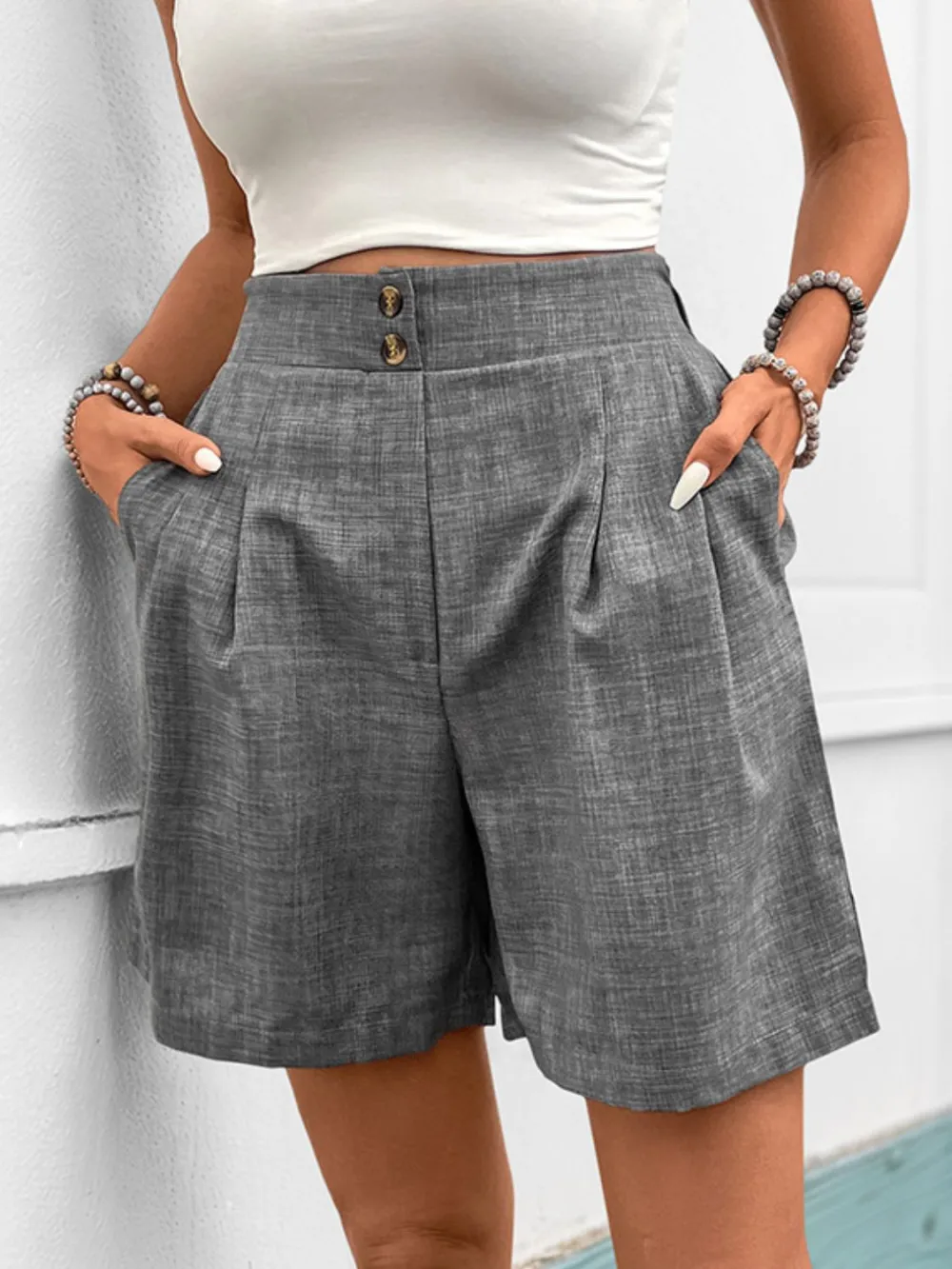 Frill Shorts with Pockets