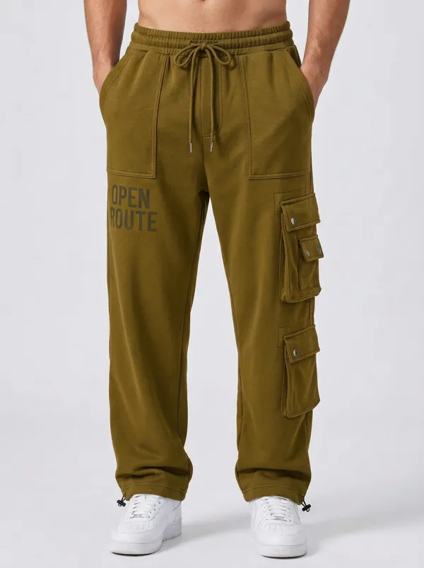 Utility Cargo Sweatpants Men's Cargo Joggers