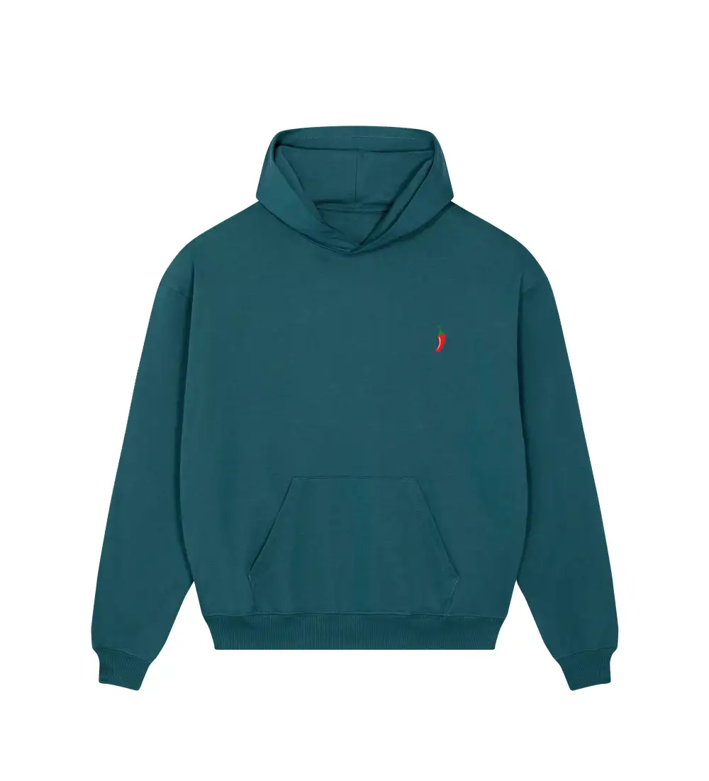 Drawcord Free Dropped Shoulder Unisex Hoodie