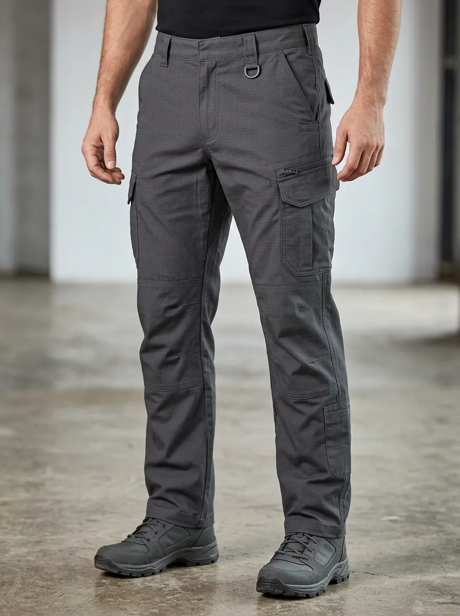 Men's Tactical Outdoor Multi-Pocket Ripstop Cargo Pants