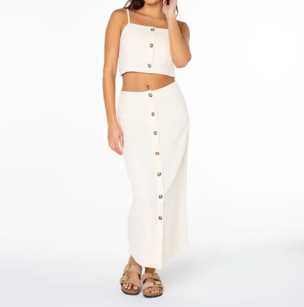 Relaxed Draped Mini Skirt