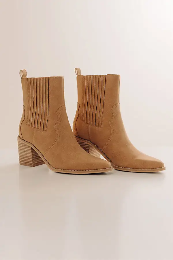 Faux Nubuck Boots
