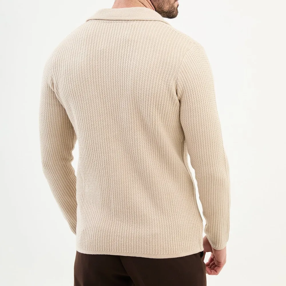 Long Sleeve Slim Fit Knit Cardigan