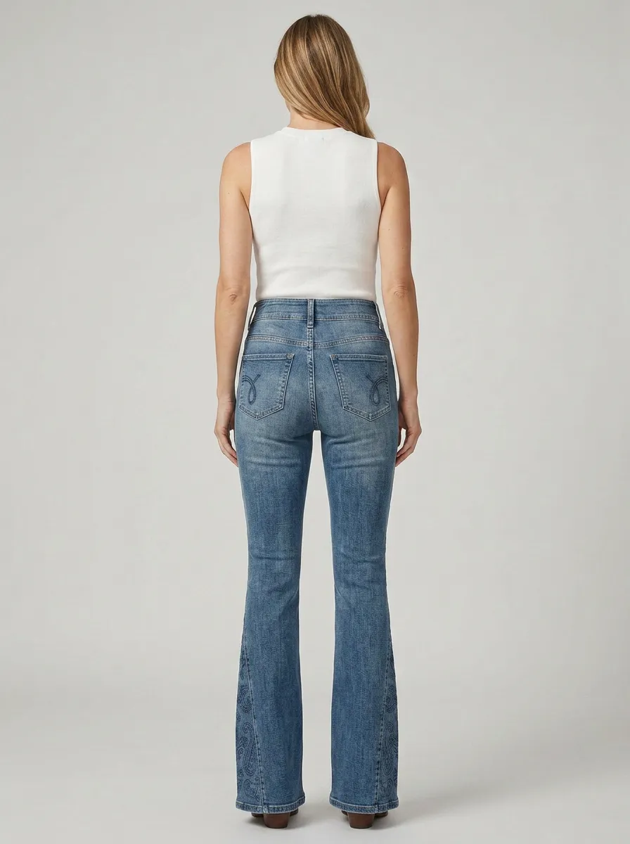 Women's High Waist Casual Denim Jeans
