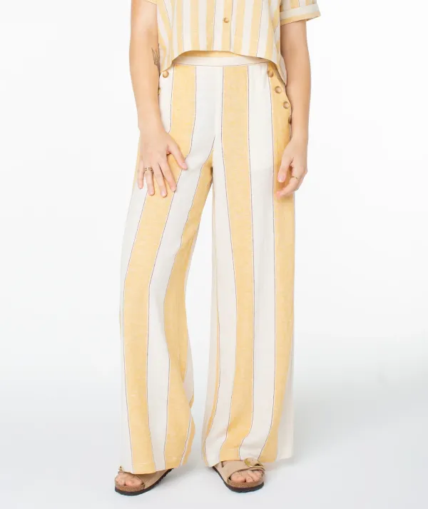 Women's Cool Nine-Inch Pants With Wide Stripes