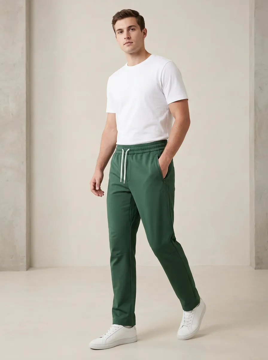 Unisex Active Leisure Drawstring Sport Pants