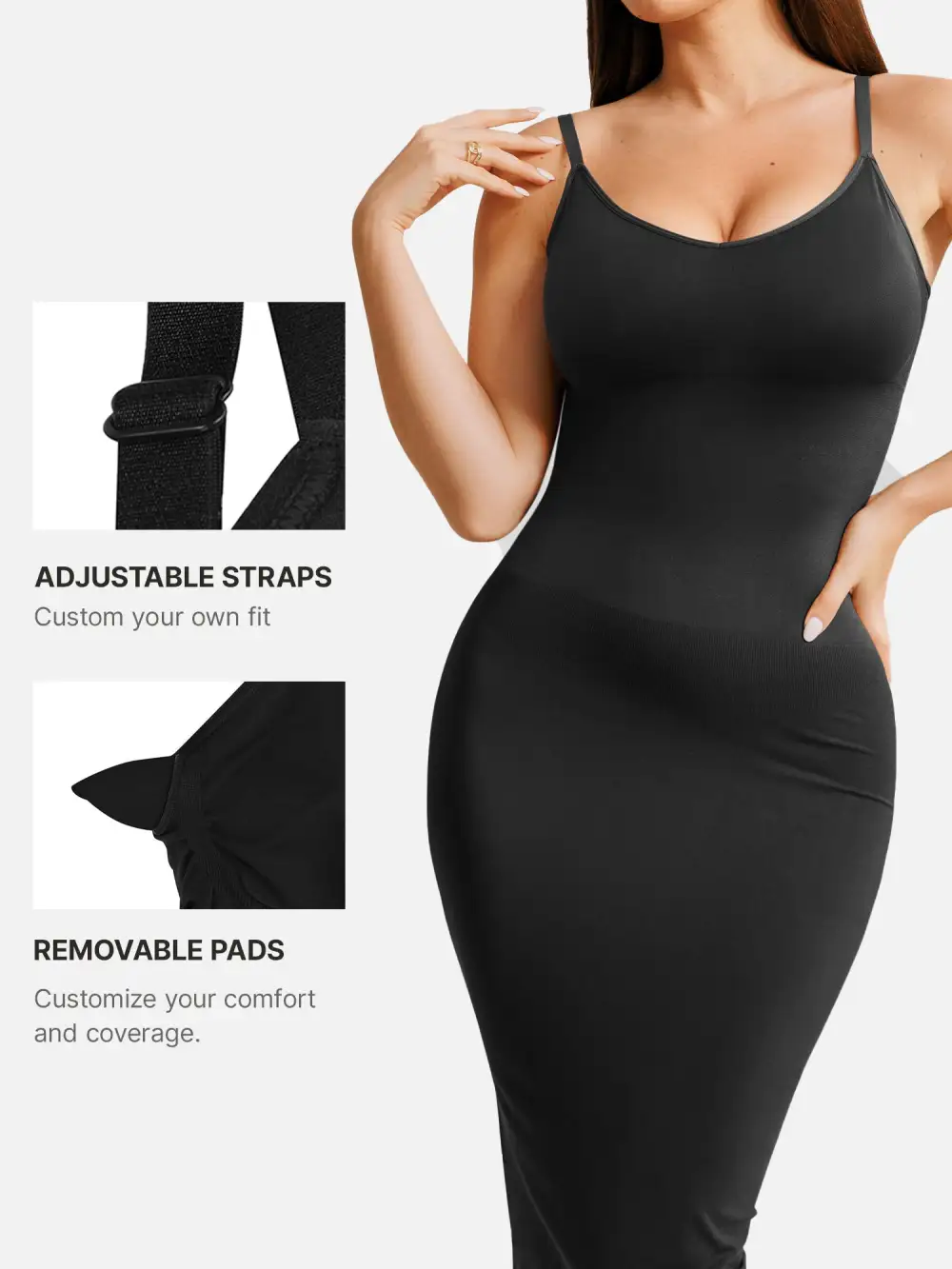 Smooth Design Shaping Dress