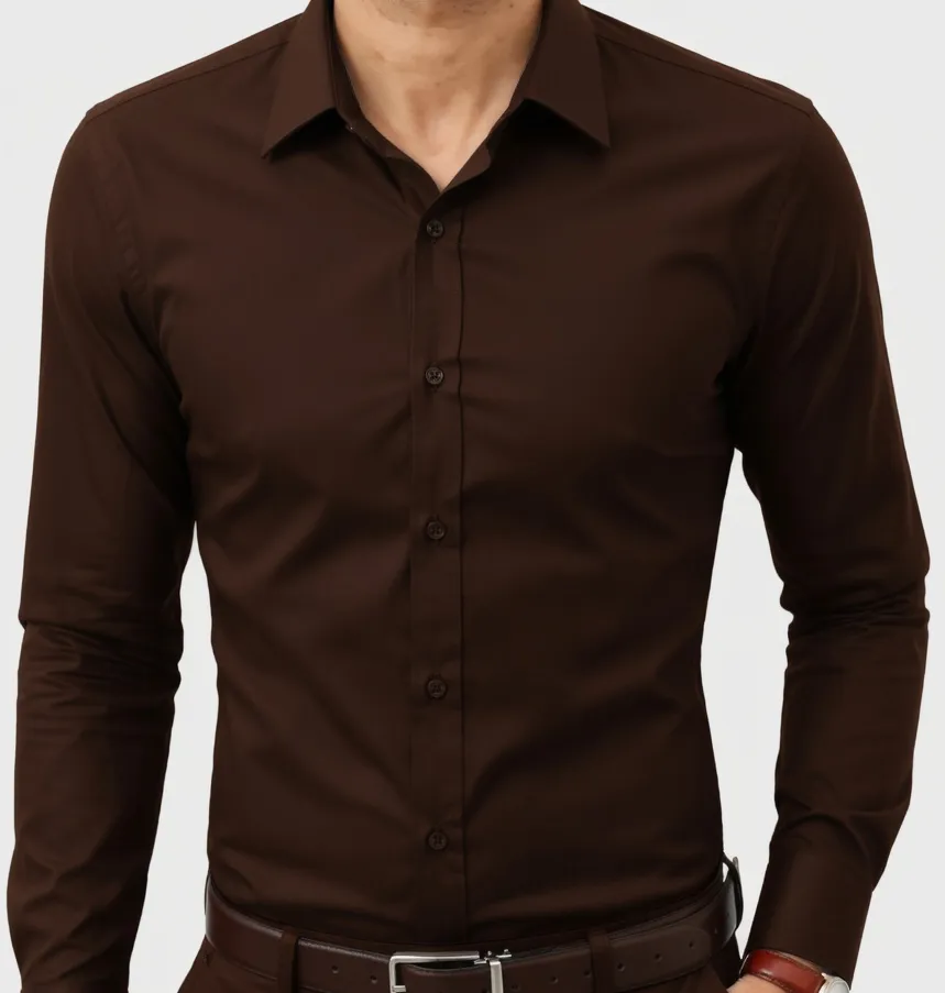 Gentle Dress Shirts 16-Way Stretch Slim Fit Long Sleeve Button Down Business Casual Shirts Wrinkle Free Traveler Shirts Top Menswear