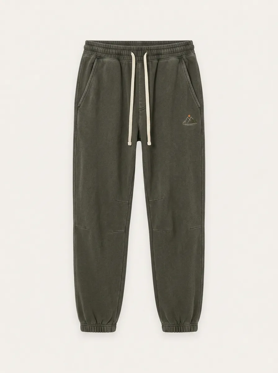 Unisex Outdoor Adventure Mountain Sun Printed Joggers