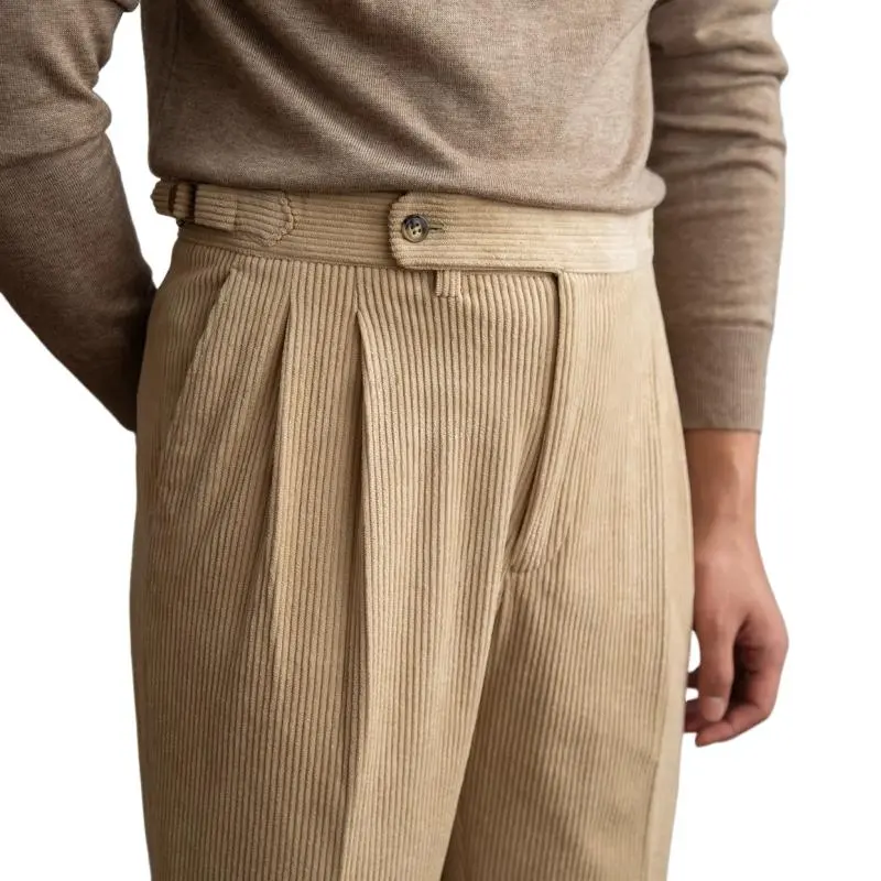 Corduroy Straight Pants