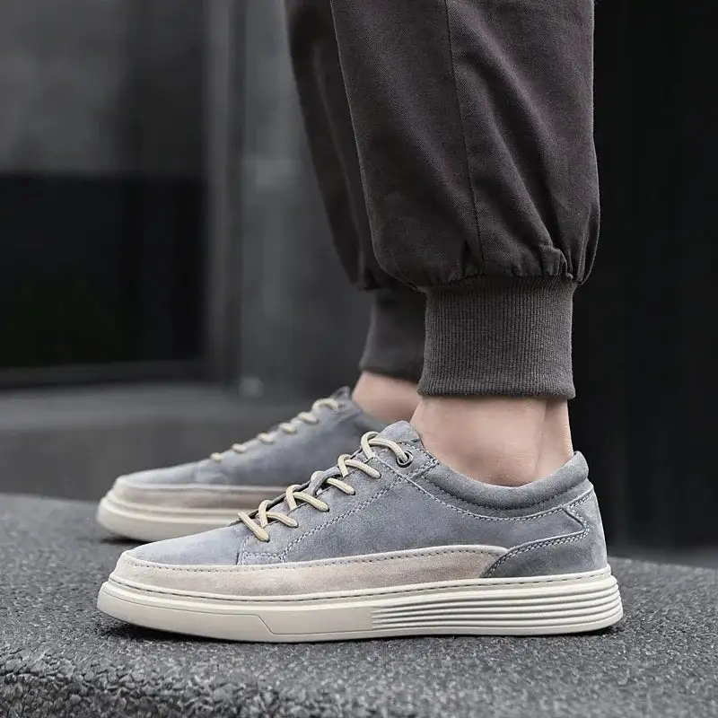 Refined Leather Casual Shoes