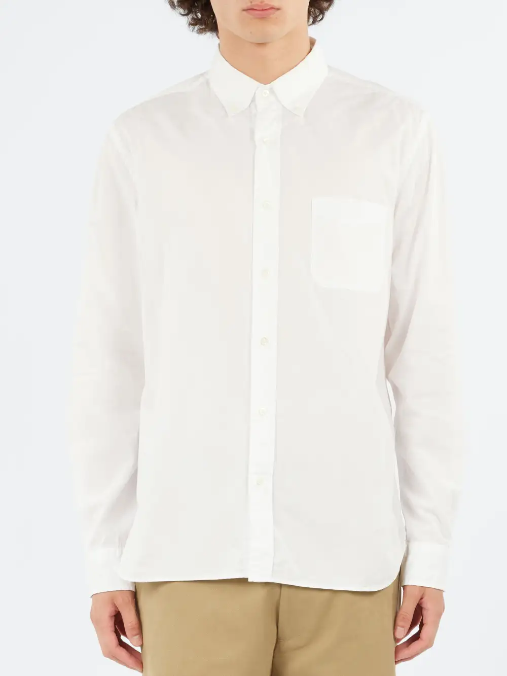 Men's Broadcloth Button Front Shirt