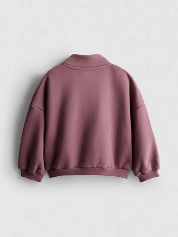 1-9yrs | Cotton Rich Funnel Neck Half-Zip Sweatshirt