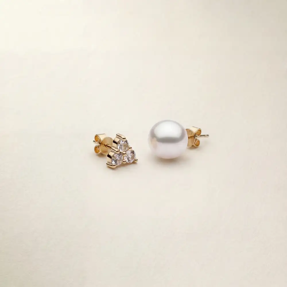 Refined South Sea Pearl Everyday Earrings