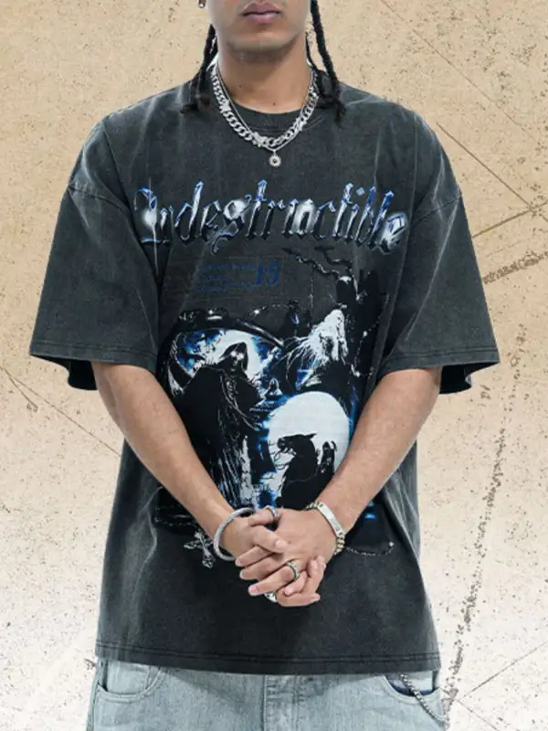 Refined Oversized Graphic T-Shirt