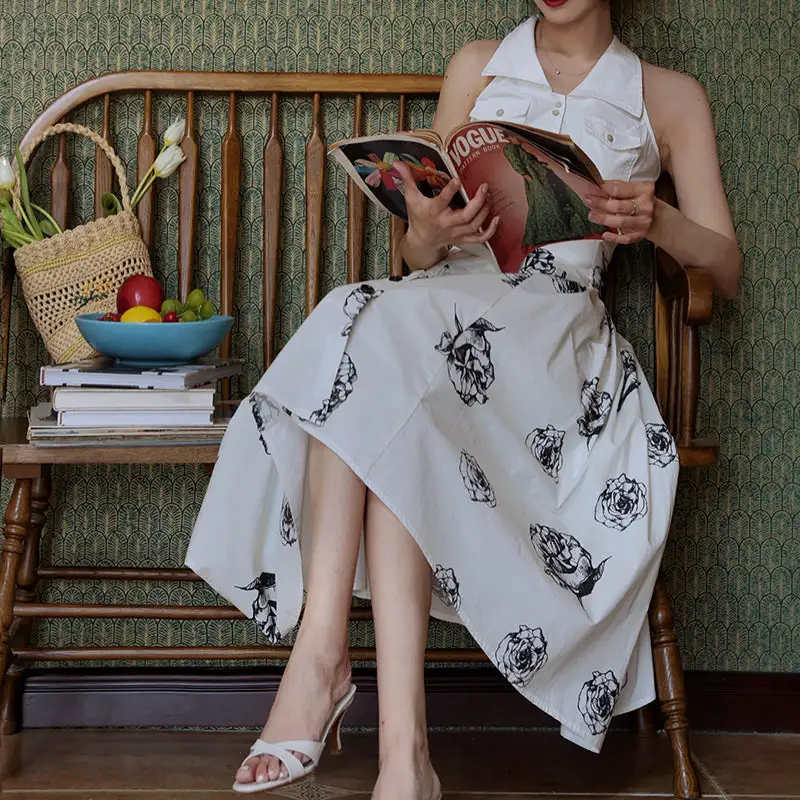 Flexible Boutique Everyday Casual Cotton Skirt