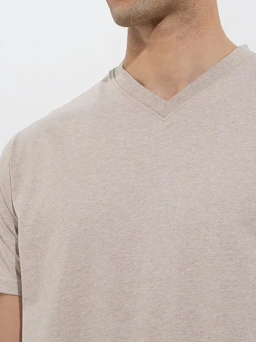 Casual Style Plain Loose Cotton T-Shirt