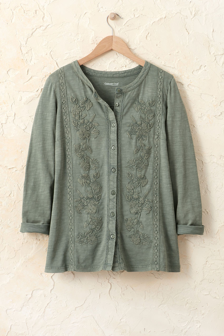 Falling Florals Knit Top