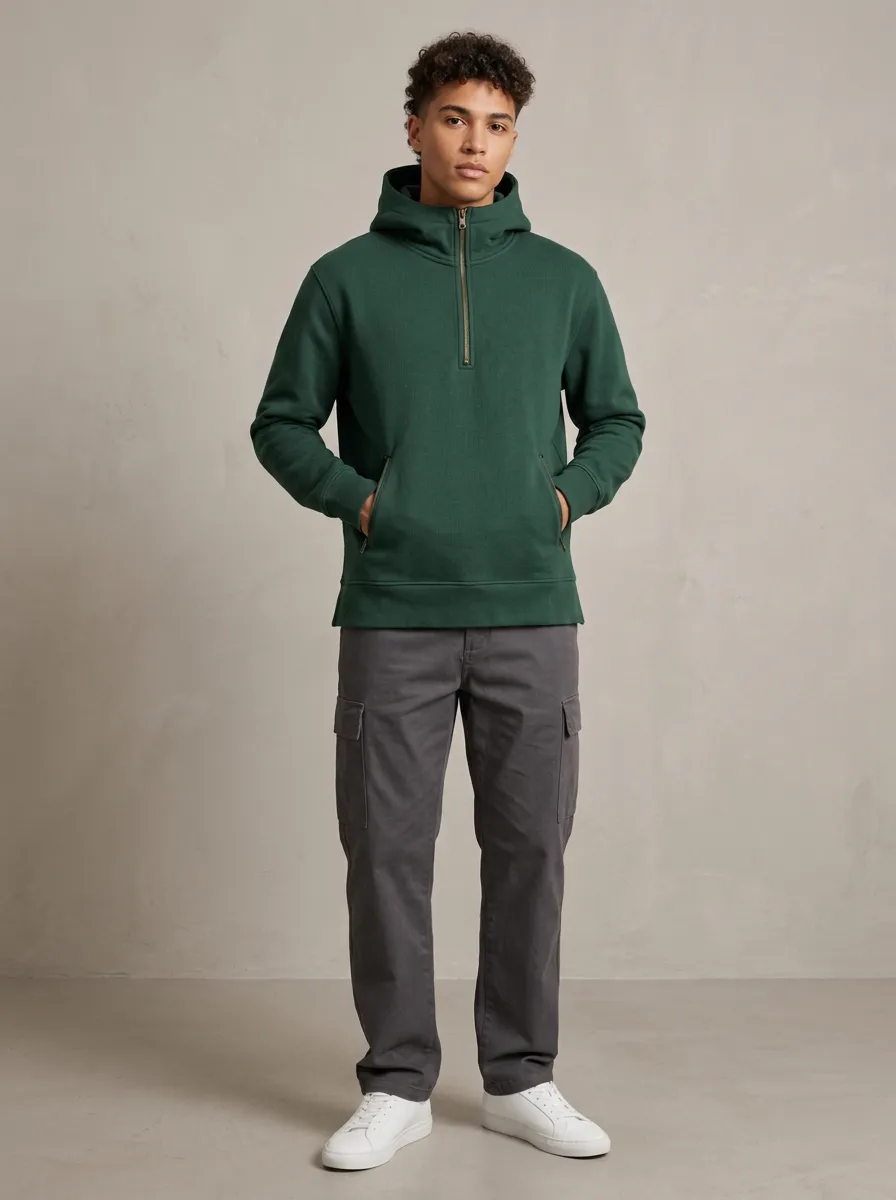 Simple Layer Unisex Casual Hoodie