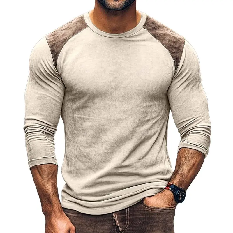 Woven Trim Textured Tee