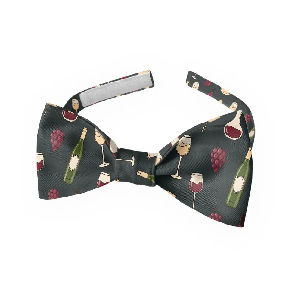 Wine Pattern Bow Tie